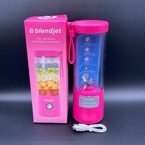 Blendjet Portable Cordless Blender Hot Pink, 16 oz Capacity, USB Rechargeable